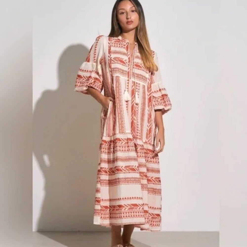 Elan Caftan Resort Dress